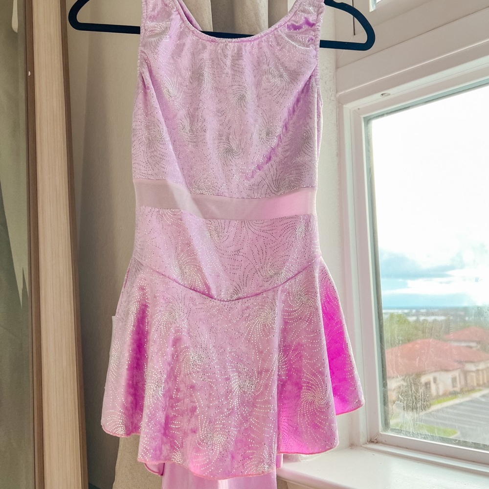 Girls Pink Sparkle Dance Dress